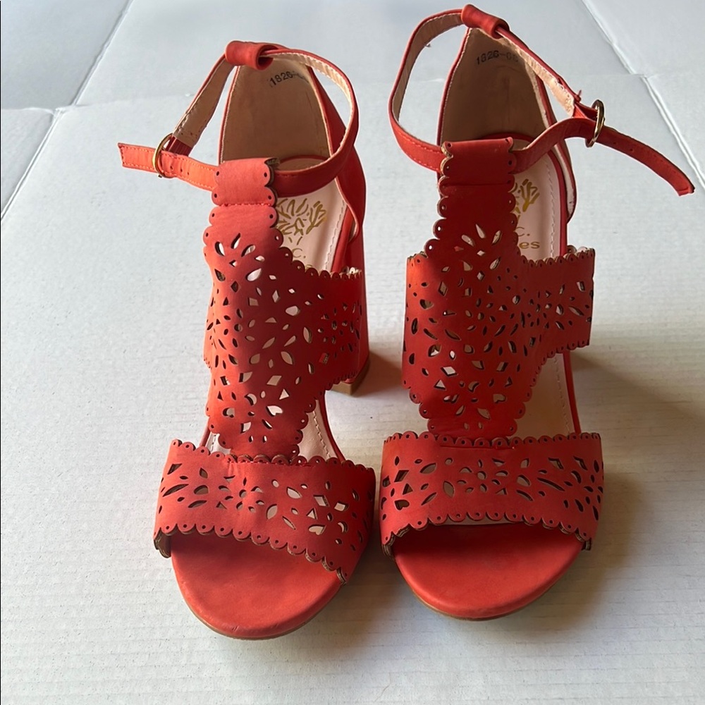 Elegant Coral Women's Sandals